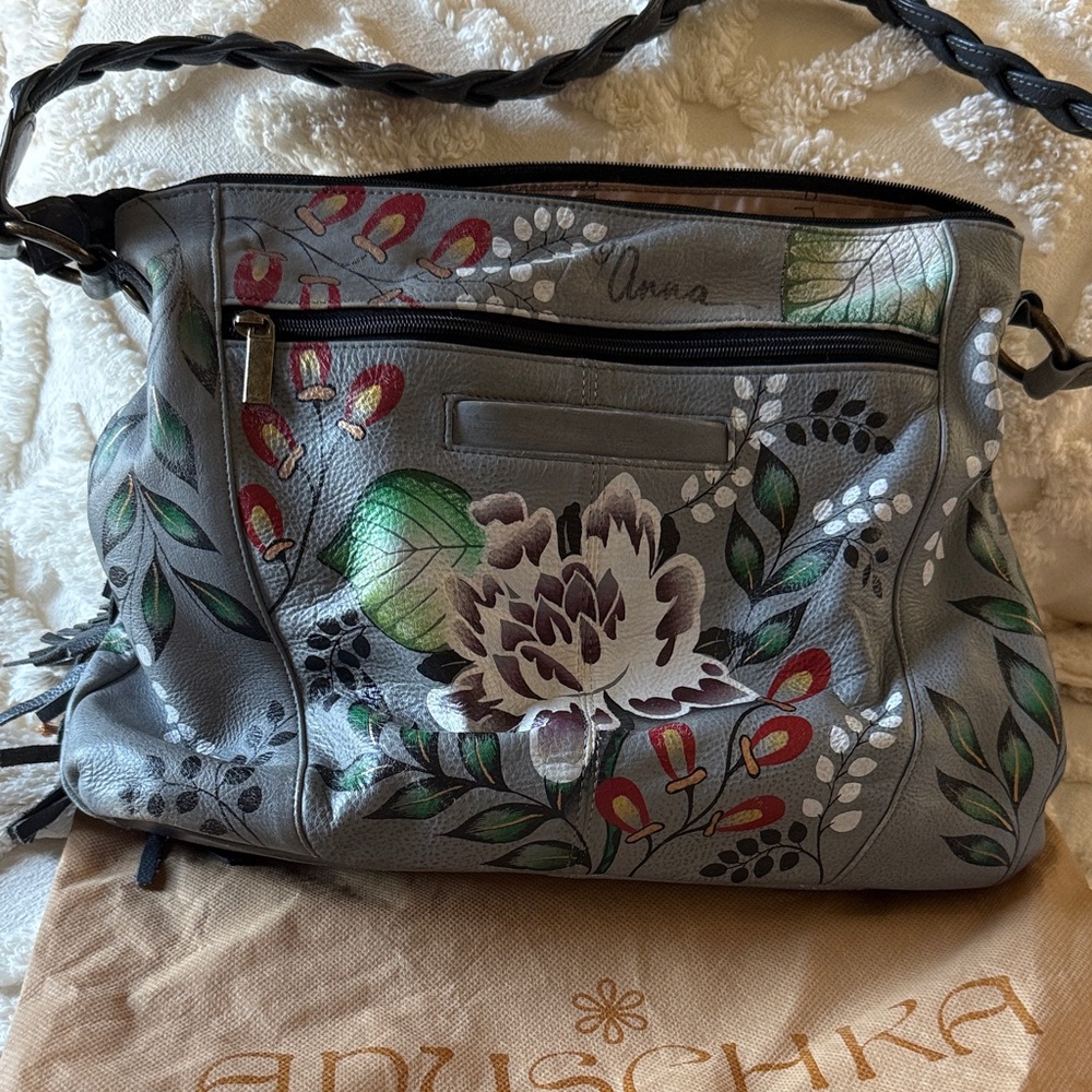 Anuschka Women's Bag - Cream and Brown